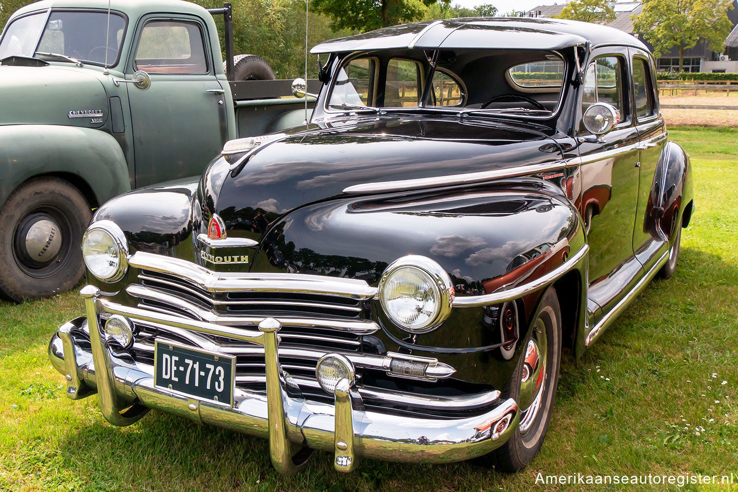 Plymouth De Luxe uit 1946